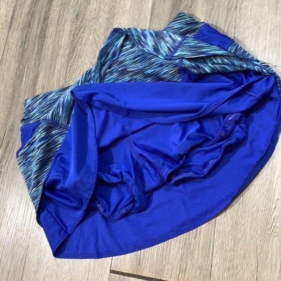 Athleta Blue Space Dye Bustle Skort size S - Picture 8 of 12